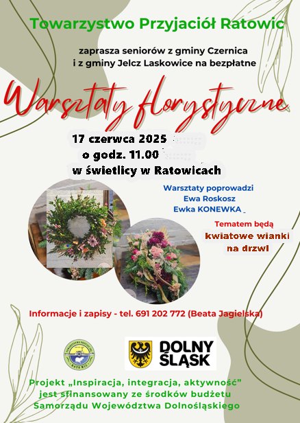 Bezpłatne warsztaty florystyczne
