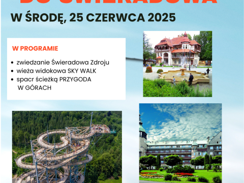 Zaproszenie na wyjazd do Świeradowa-Zdroju