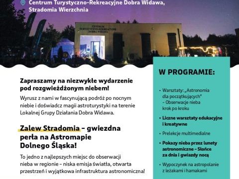 Lokalna Grupa Działania Dobra Widawa zaprasza na "Noc Perseidów – Noc Spadających Gwiazd" 2025