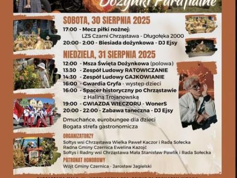 DOŻYNKI PARAFIALNE 2025  W CHRZĄSTAWACH