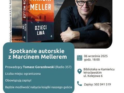 Marcin Meller w Bibliotece w Kamieńcu Wrocławskim!