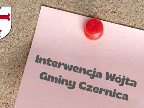 Interwencja Wójta Gminy Czernica w sprawie zwiększenia bezpieczeństwa przy szkole podstawowej w Chrząstawie Wielkiej