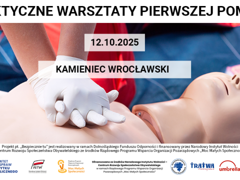 Szkolenie z pierwszej pomocy w Kamieńcu Wrocławskim