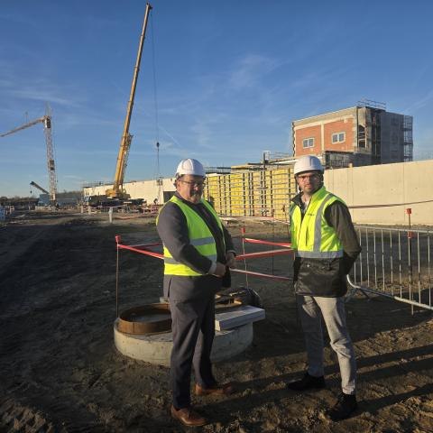 Nowa oczyszczalnia ścieków w Dobrzykowicach rośnie w oczach!