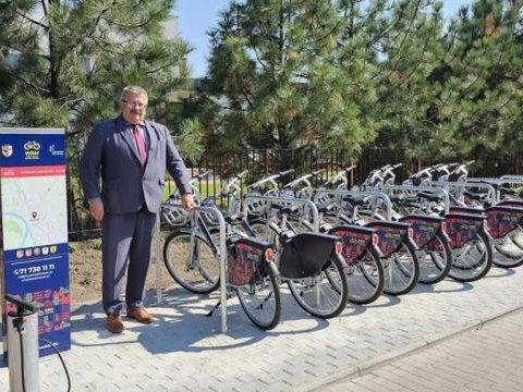Wsparcie Aglomeracji Wrocławskiej dla Wrocławskiego Roweru Miejskiego w gminie Czernica