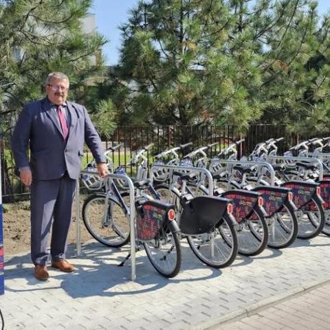 Wsparcie Aglomeracji Wrocławskiej dla Wrocławskiego Roweru Miejskiego w gminie Czernica