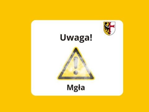 Ostrzeżenie meteorologiczne – gęsta mgła (1. stopień)