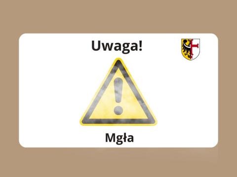 Ostrzeżenie meteorologiczne – gęsta mgła (1. stopień)
