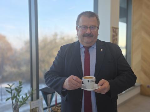 „Weekendowa Kawa z Wójtem” - dużo dobrych wiadomości