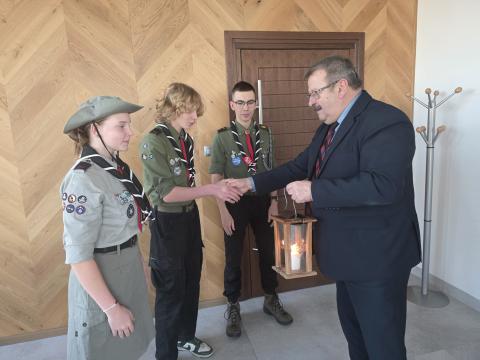 Betlejemskie Światło Pokoju już w naszej gminie!