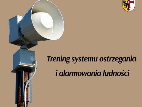 Trening systemu ostrzegania  i alarmowania ludności