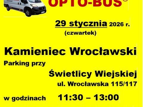 Bezpłatne badanie wzroku w OPTO-BUS-ie