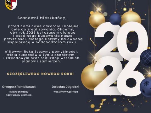 SZCZĘŚLIWEGO NOWEGO ROKU!