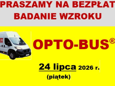 Bezpłatne badanie wzroku w OPTO-BUS-ie