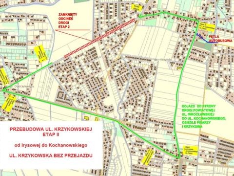 PRZEBUDOWA KRZYKOWSKA – WDROŻENIE II ETAPU