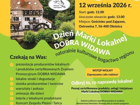 Dzień Marki Lojalnej DOBRA WIDAWA - naturalnie kulturowe bogactwo regionu