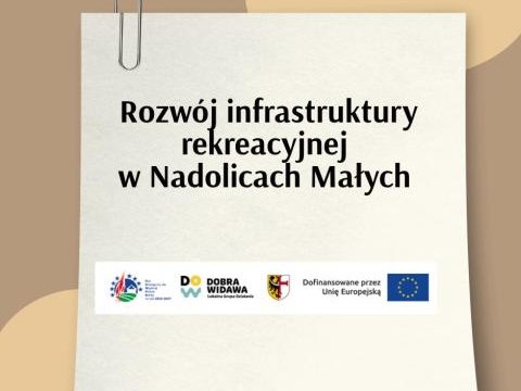 Rozwój infrastruktury rekreacyjnej w Nadolicach Małych – podpisanie umowy o dofinansowanie