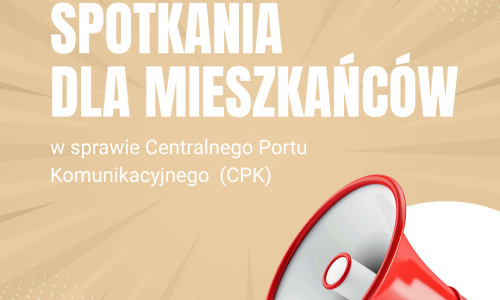WAŻNA INFORMACJA DOTYCZĄCA CENTRALNEGO PORTU KOMUNIKACYJNEGO (CPK)