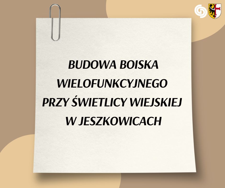 Jeszkowice – będzie nowe boisko