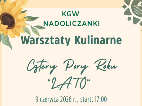 Warsztaty Kulinarne Cztery Pory Roku "Lato"