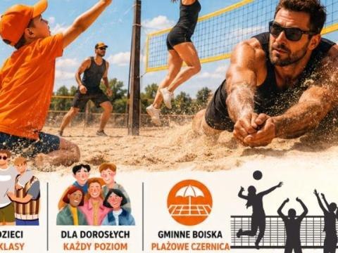 Aktywna Plaża Czernica – zaproszenie na treningami siatkówki plażowej!
